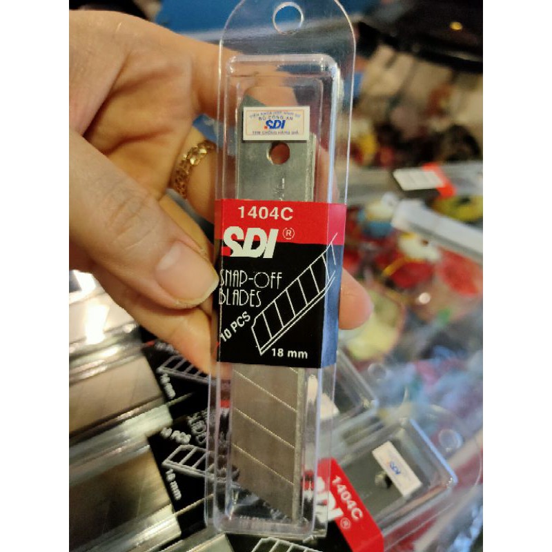 VPP LƯỠI DAO RỌC GIẤY SDI 18mm  |LDA18M0095| HỎA TỐC