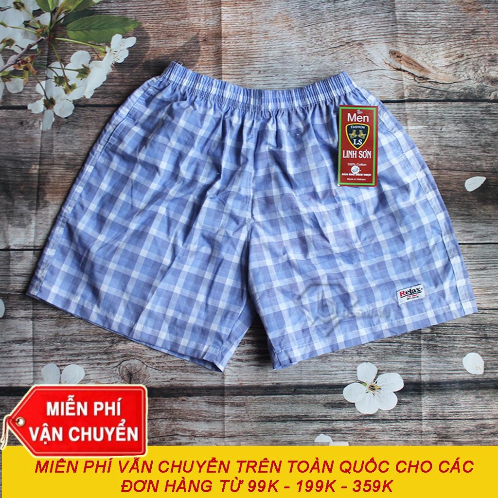 COMBO 2 Quần Đùi Nam Caro Có túi- Mặc nhà BM02