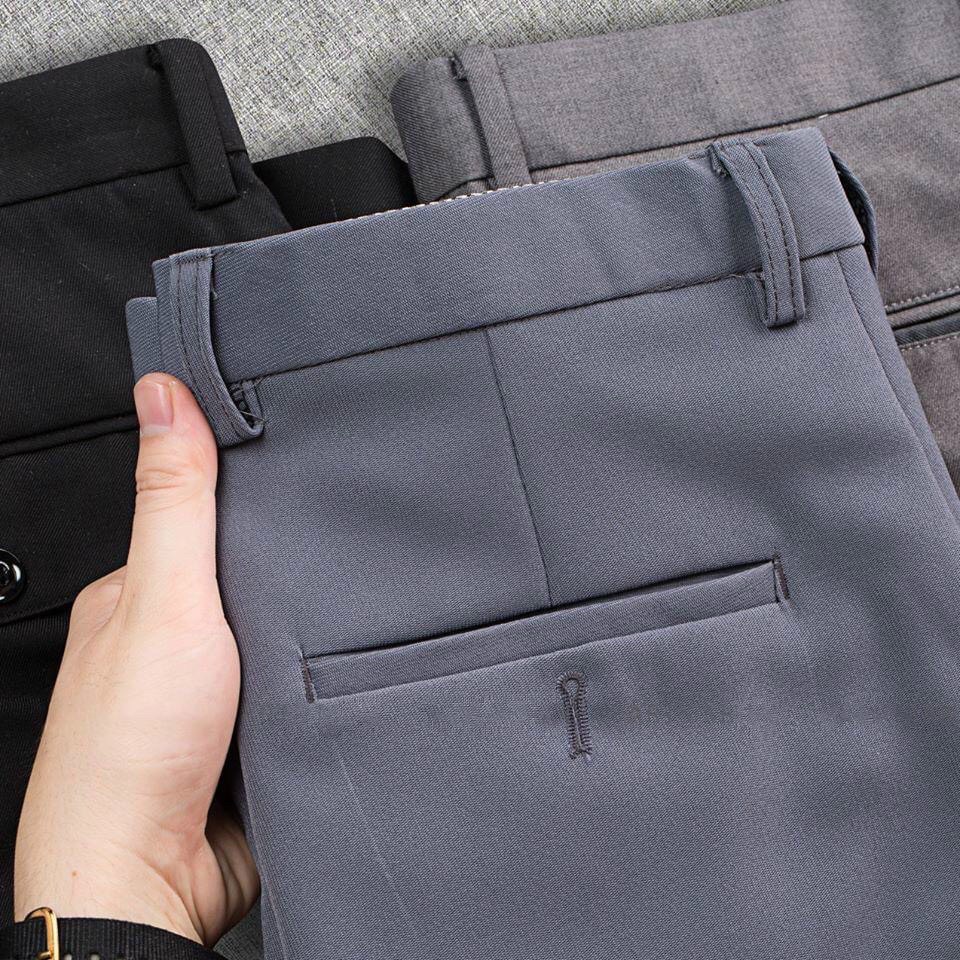 Quần âu nam Hàn Quốc đẹp TOP Menswear, quần tây nam chất vải tuyết mưa thời trang co dãn 4 chiều mềm mịn Q008
