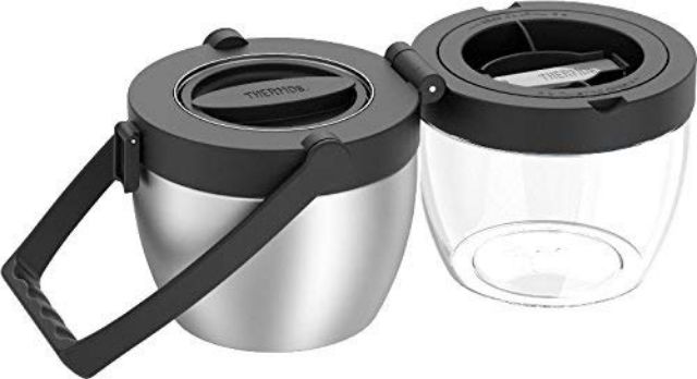 Cà Mên giữ nhiệt inox cao cấp Thermos Grand lưỡng tính, tổng 2 ngăn 36oz - 1.060ml