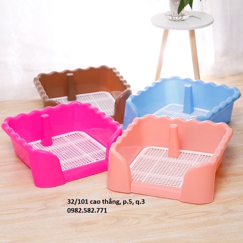 Khay vệ sinh cho chó thành cao M~40*40*15cm - Khay đi vệ sinh cho chó siêu tiện lợi