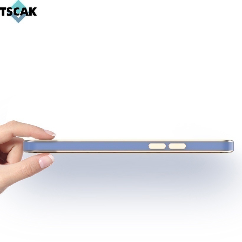 Ốp Điện Thoại Silicon Mềm Màu Trơn Mạ 6D Sang Trọng Cho OPPO Reno 7 Pro Reno7 Z Reno6 Z Reno5 Z Reno4 Z