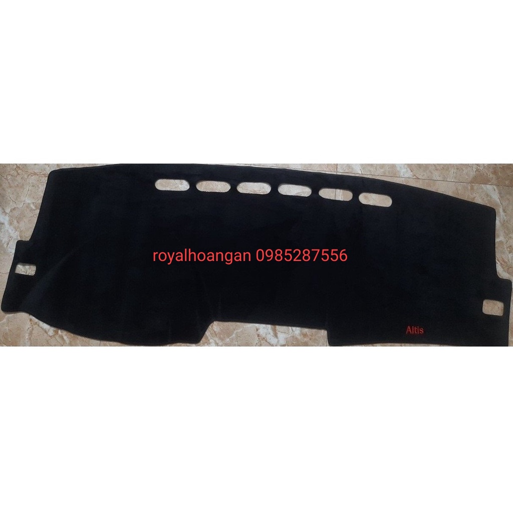 thảm taplo atis 2008 đến 2023 nhung hoặc da vân cacbon