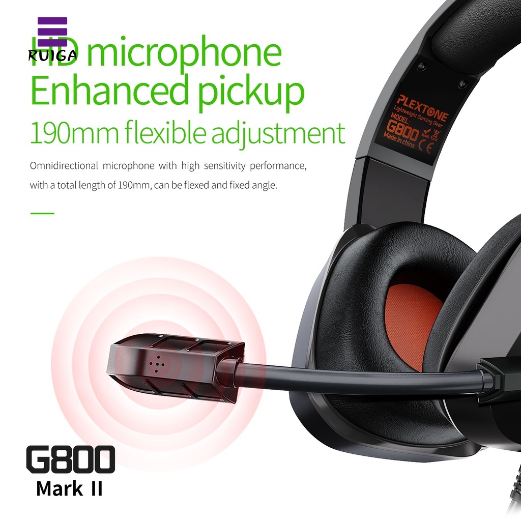 Tai nghe dùng cho PC Plextone G800II có mic chất lượng cao