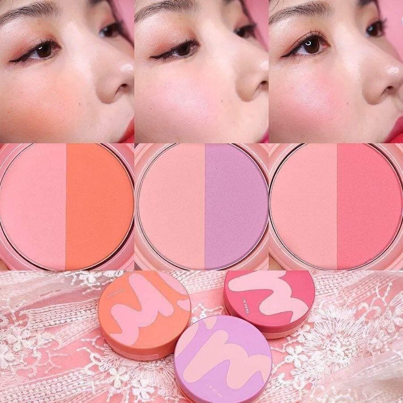 PHẤN MÁ HỒNG 2 MÀU I'M MEME I'M BLUSHER BEST FRIEND CHÍNH HÃNG - 8952