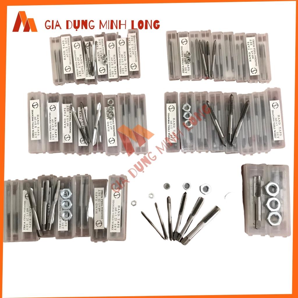 Mũi khoan Taro Ren mũi khoan tạo ren hộp 1 cái M3-M4-M5-M6-M8-M10 chân lục giác HSS cao cấp