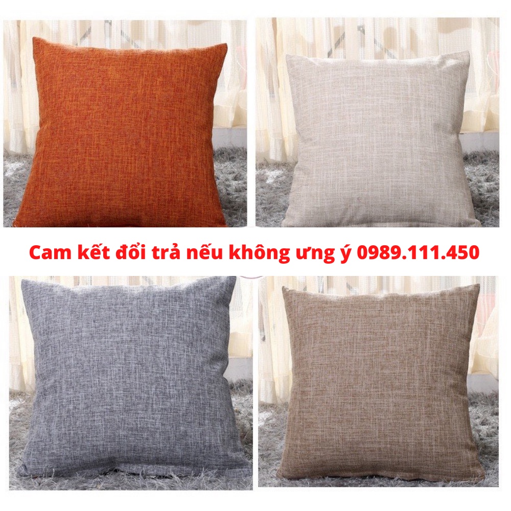 Gối tựa lưng, gối tựa sofa, gối tựa vuông 45x45 (cả vỏ cả ruột )