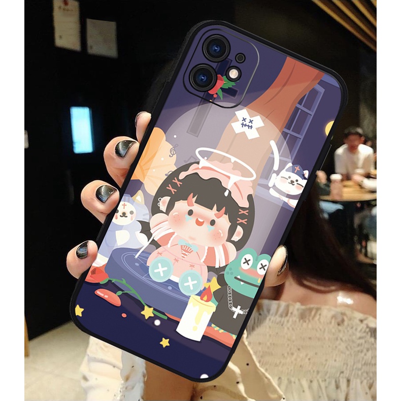 Ốp lưng iPhone Roro Em Bé Áo Đỏ chống sốc cho iPhone 6/6pl/6s/6spl/7/7pl/8/8pl/x/xs/11/12/13/pro/max - Chinchincase