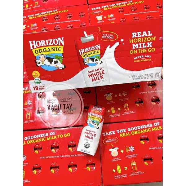 Sữa tươi dạng nước horizon 236nl