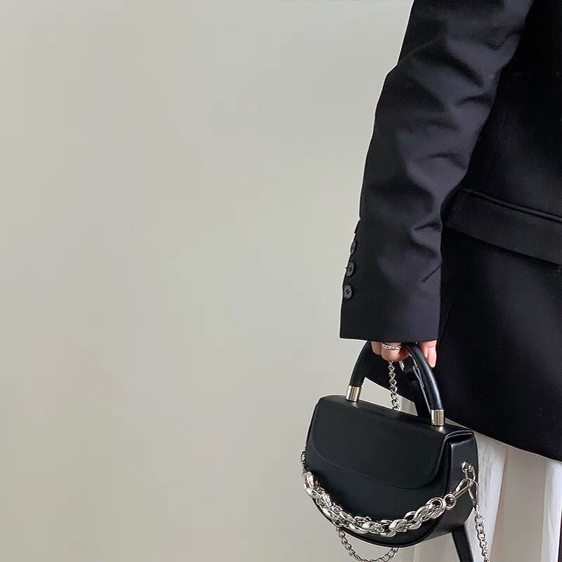 TÚI XÁCH/ĐEO VAI DA LÌ TRƠN DÁNG HỘP BASIC MUA HÈ