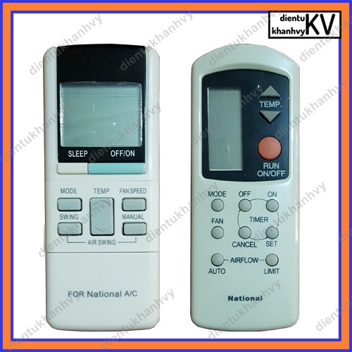 Remote điều khiển máy lạnh National 2 chiều giá rẻ