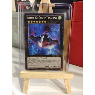 [ Dưa Hấu Yugioh ] Lá bài thẻ bài Number 42 Galaxy Tomahawk - Tặng bọc bài nhựa bảo quản