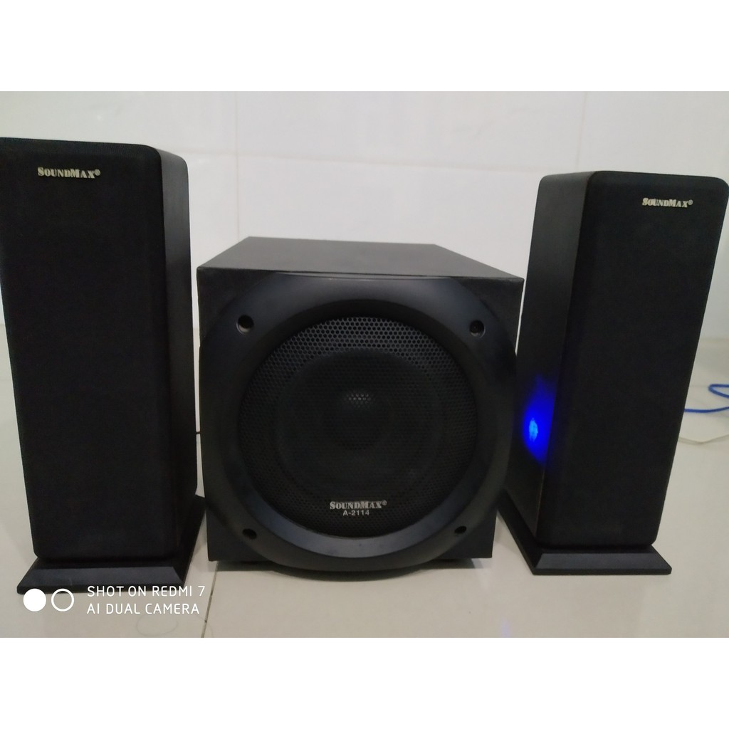 Loa vi tính soundmax A2114 Đã qua sử dụng - tặng kèm jack 3.5 loại tốt