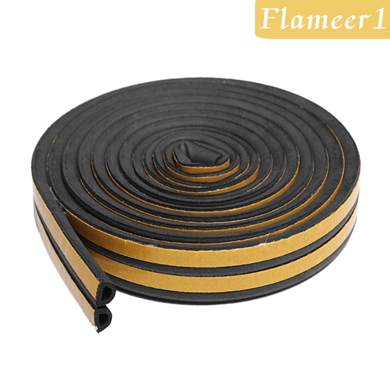 Cuộn Băng Keo Xốp Trắng Dán Viền Cửa Sổ / Cửa Ra Vào 5m D 9x6mm