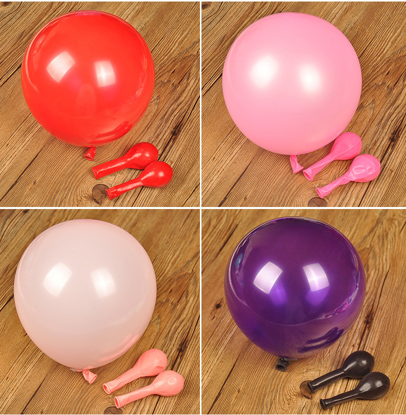 Set 30 Bong Bóng Cao Su 10 Inch 2.2g Dùng Trang Trí Tiệc Sinh Nhật