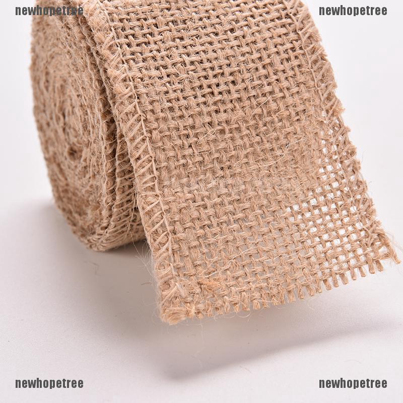 Cuộn dây ruy băng vải bố tự nhiên dùng trang trí