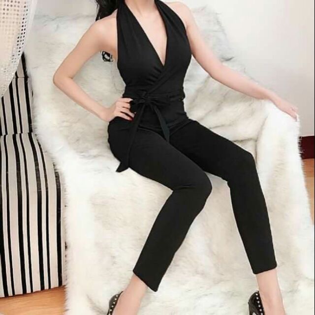 Jump yếm đắp chéo hở lưng