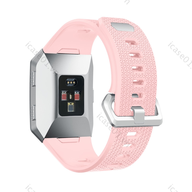 Fitbit ionic Dây Đeo Thay Thế Chất Liệu Silicon Thiết Kế Nhiều Lỗ Thời Trang Cho Fitbit Ionic