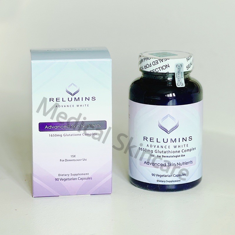 Viên Uống Trắng Da Relumins Advance White 1650mg 90viên chính hãng Mỹ