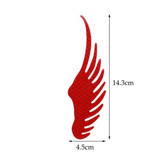 Logo đôi cánh phản quang dán ô tô, xe máy