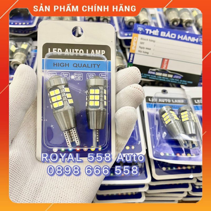 [HÀNG CHÍNH HÃNG] Bóng đèn LED Lùi(LED De) V27 cho xe Ô Tô  -  Tăng Sáng 300% - ĐẦY ĐỦ CHÂN BÓNG