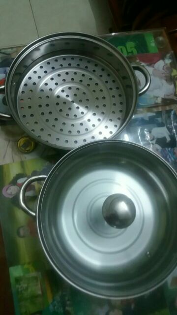 Nồi nẩu kiêm nồi hấp 2 tầng | BigBuy360 - bigbuy360.vn