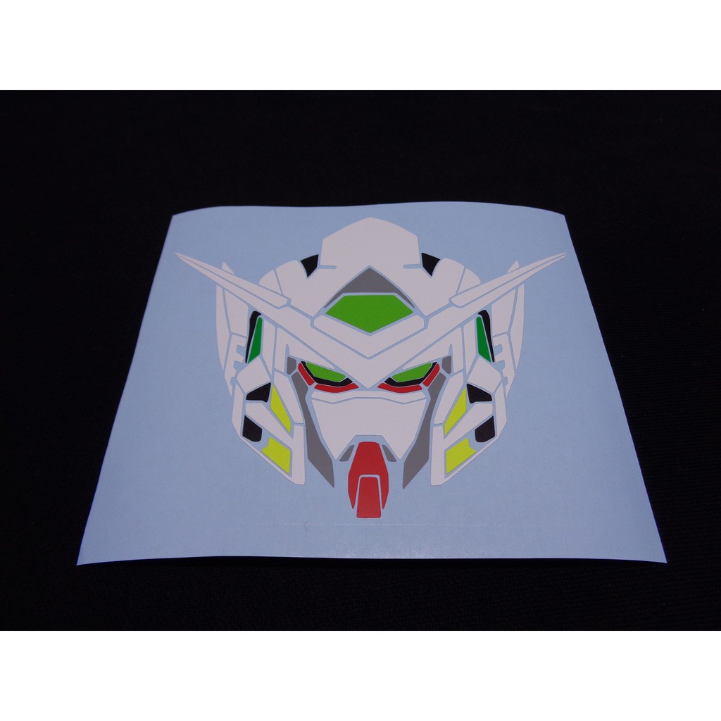 Sticker Dán Hình Gundam Exia