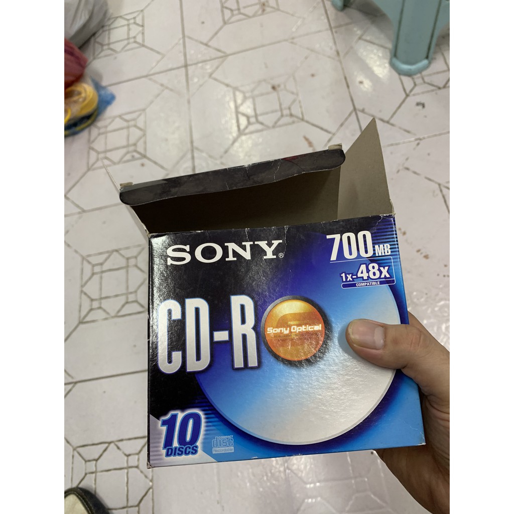 Đĩa CD-R Sony  48x 700mb hộp dầy