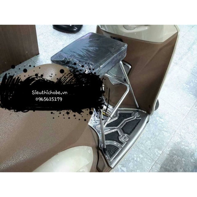 Ghế ngồi xe máy cho bé xe Lead không tựa