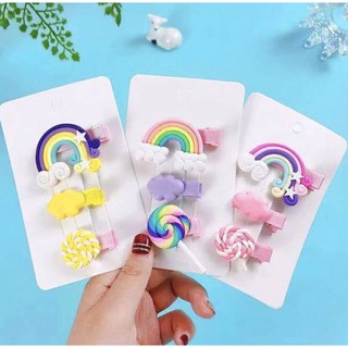 vỉ 3 kẹp hình dễ thương cho bé