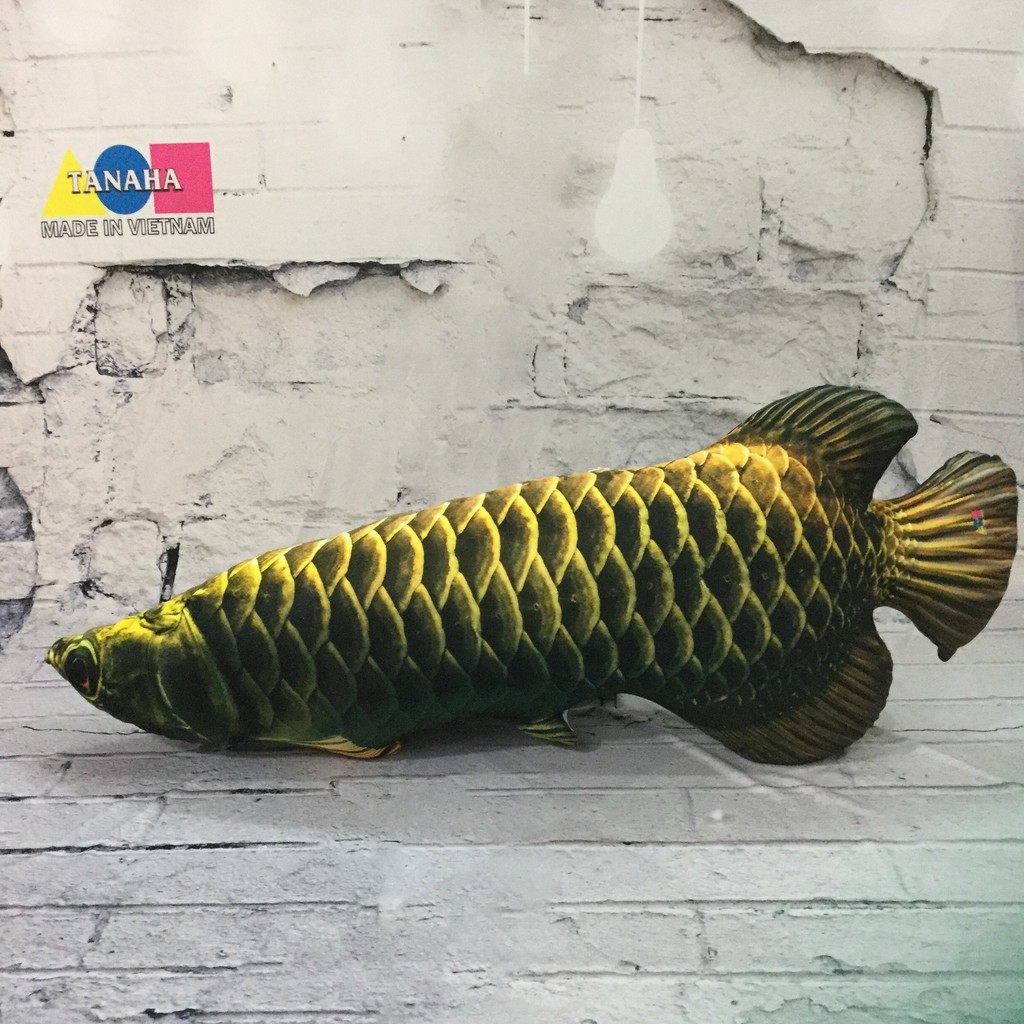 Gối ôm 3D Loại 1 , Cá Rồng 90cm