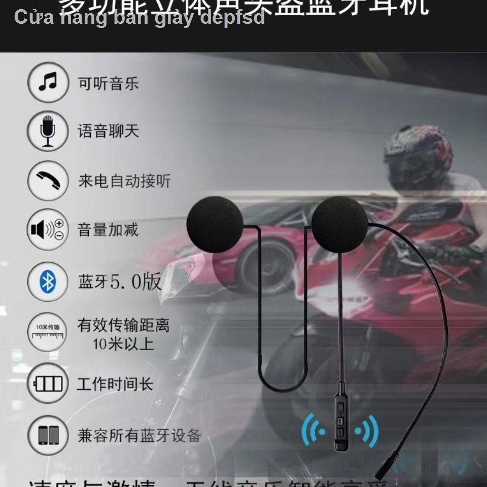 mũ bảo hiểm xe đạp điện nam có tai nghe bluetooth mùa xuân và hè đội pin máy thiết bị nữ