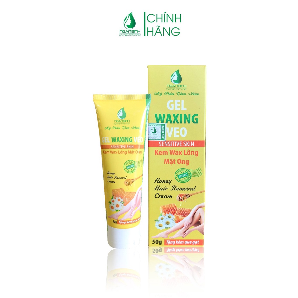 Gel waxing VEO kem tẩy lông Ngân Bình làm sạch vùng lông dưới cánh tay, lông nách, lông chân, lông tay, lông bikini