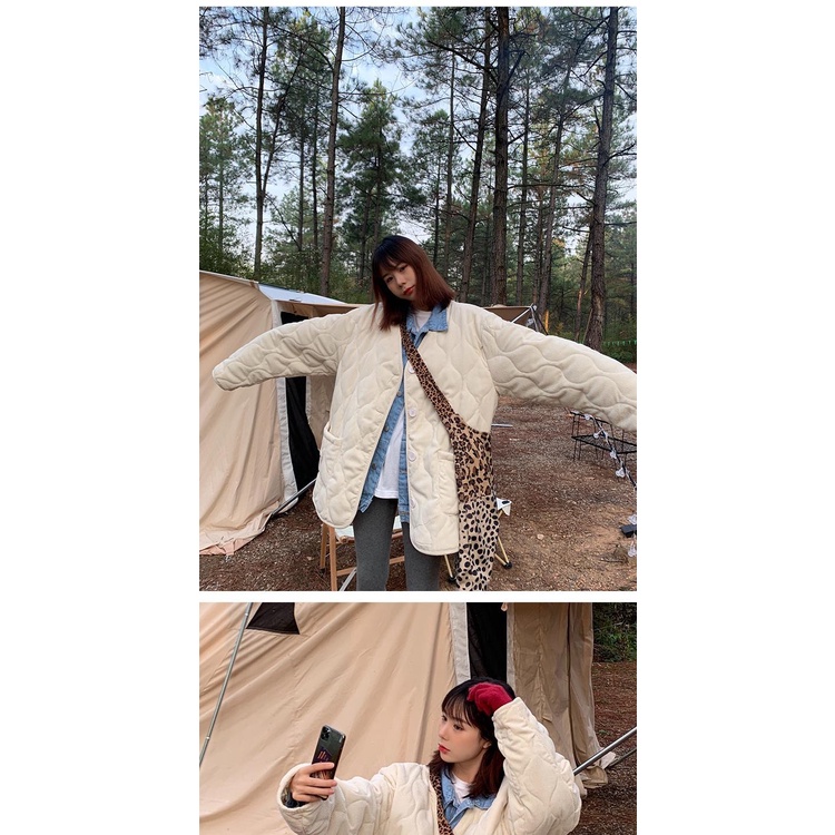 Áo khoác dáng rộng phong cách thời trang hàn quốc