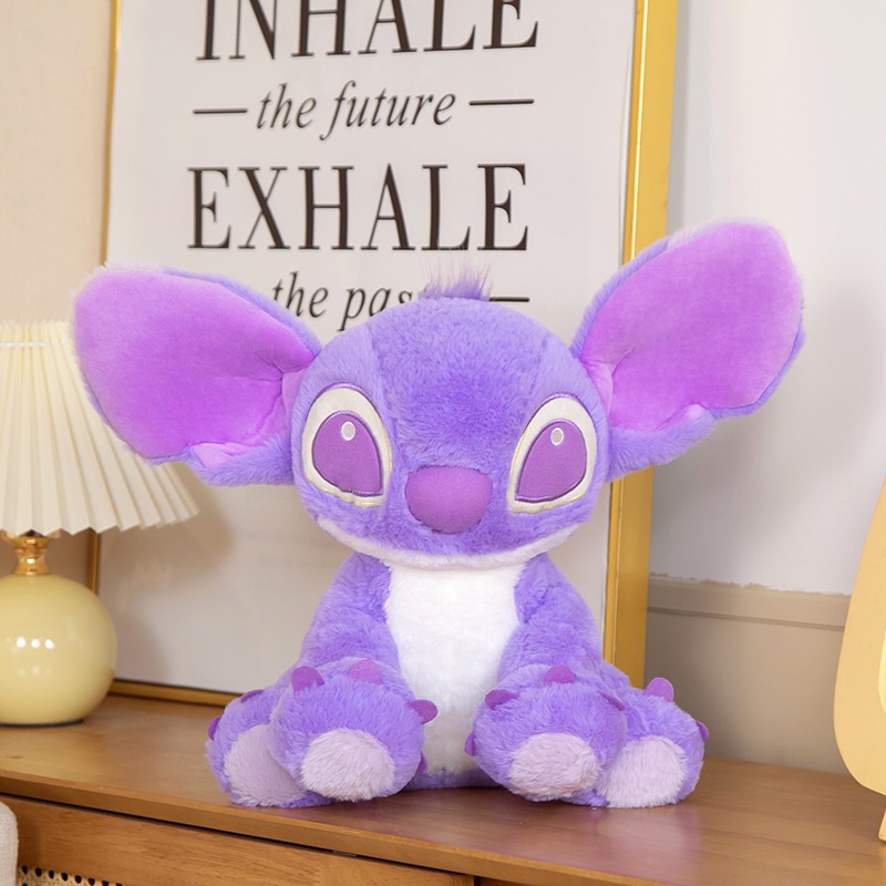 DISNEY Thú Nhồi Bông Hình Nhân Vật Lilo Và Stitch Màu Tím Dễ Thương