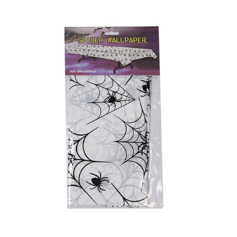 Khăn Trải Bàn Trang Trí Halloween Hình Mạng Nhện