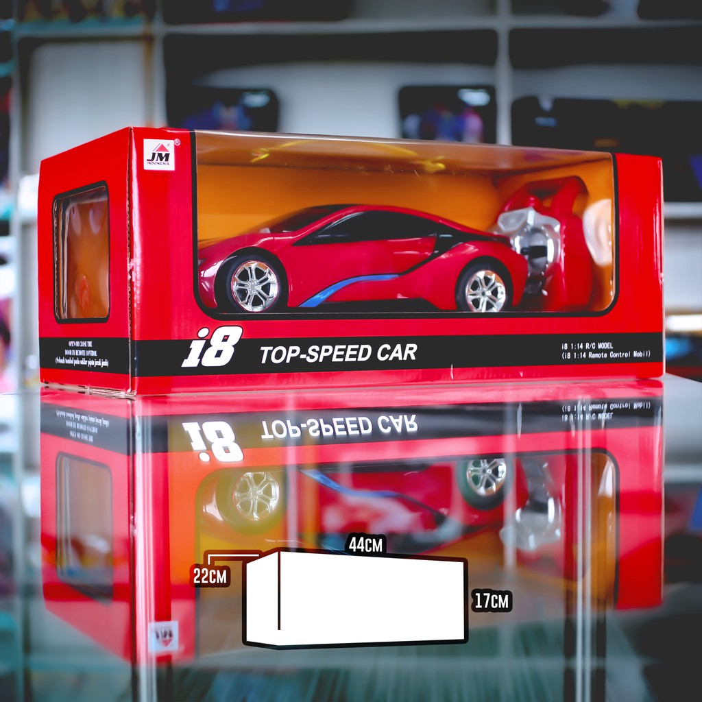 Bộ Xe Hơi Đồ Chơi Điều Khiển Từ Xa Tỷ Lệ 1:18 Cao Cấp Cho Bmw i8