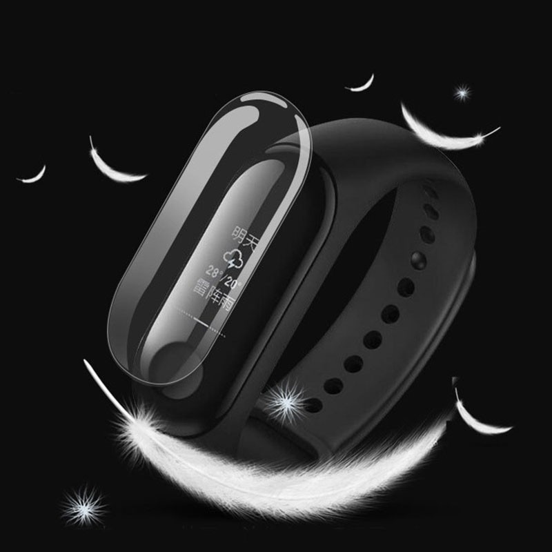 3pcs Miếng Dán Trong Suốt mặt đồng hồ Xiaomi Mi Band 3