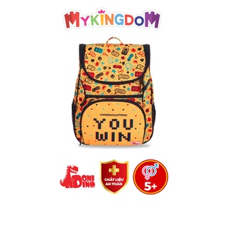 Balo Clever Hippo Doni Dino Thế Giới Trò Chơi – Vàng BFG1105 cho bé