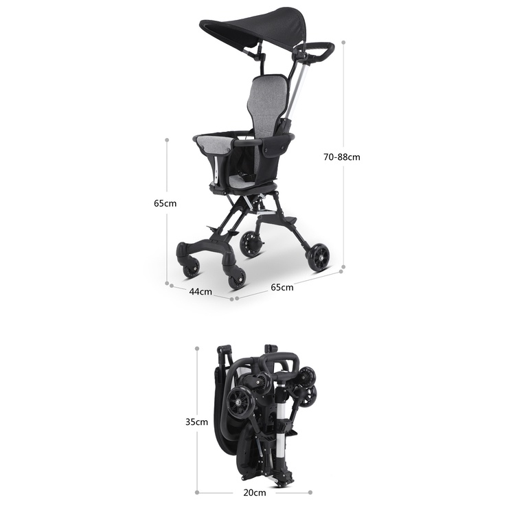 Xe đẩy Gấp Gọn Cho Bé chịu lực tốt