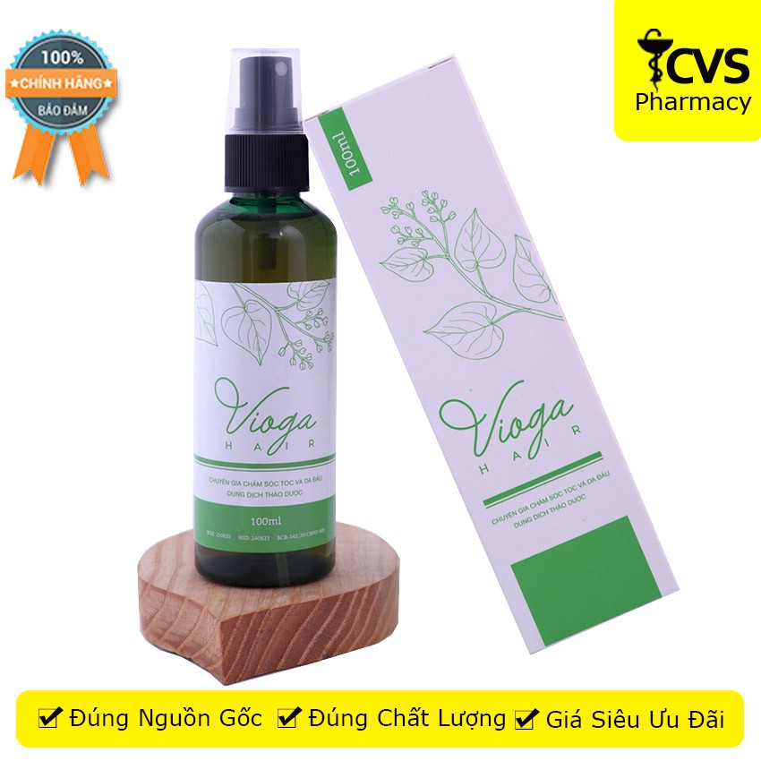 Chai xịt tóc VIOGA HAIR 100ml - Phục Hồi, Ngăn Ngừa Tóc Xơ &amp; Rụng Tóc