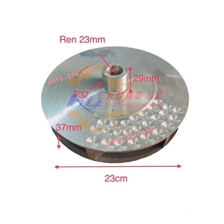 Cánh quạt thổi gió 750=850 phụ tùng máy nghiền sát phụ tùng máy nông nghiệp phụ tùng Hùng Lỳ