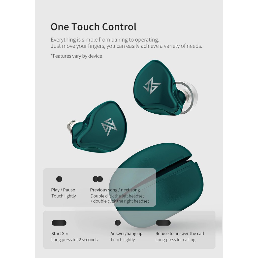 Tai Nghe Bluetooth Không Dây Knowledge Zenith S1D Kz Tws