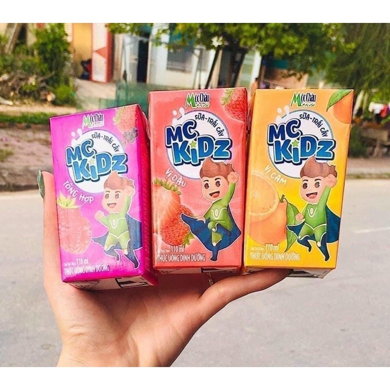 SỈ THÙNG 24 HỘP SỮA MỘC CHÂU 110ml
