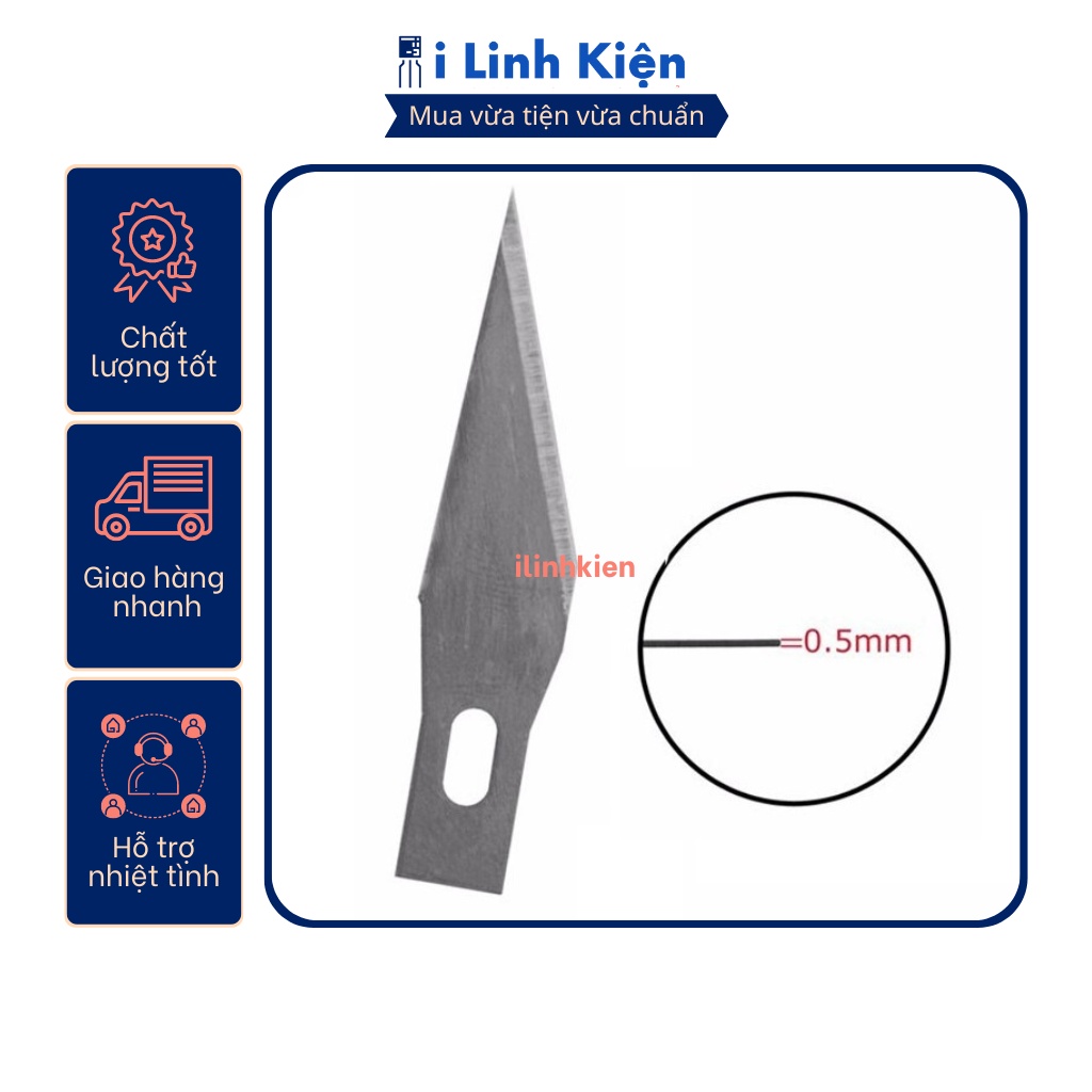 Bộ 5 chiếc lưỡi dao cắt mạch PCB dùng cho WLXY-9310, WLXY-9311