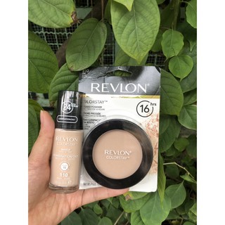 Bộ kem nền và phấn nền Revlon tông sáng