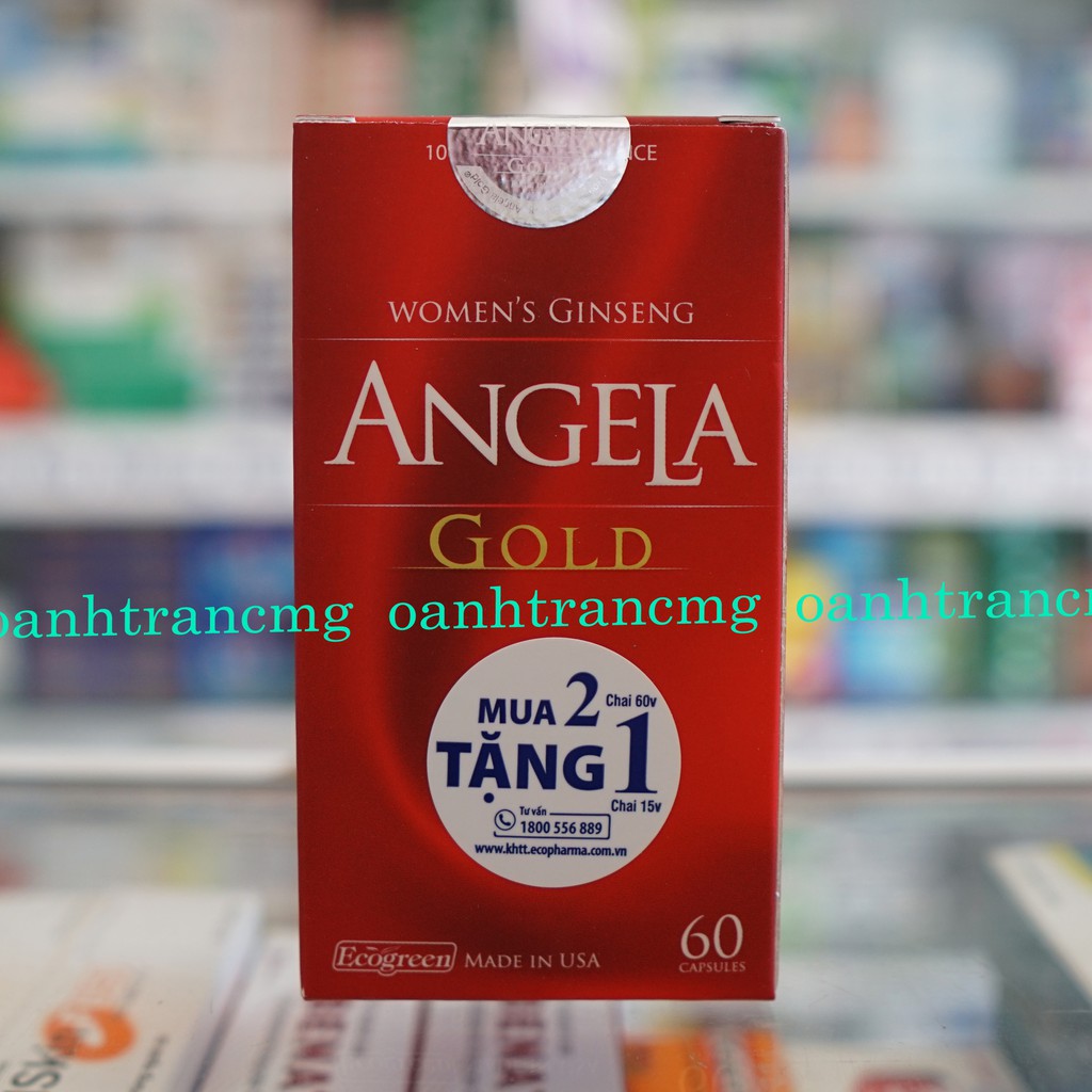 (Chính Hãng) Sâm Angela Gold 60V