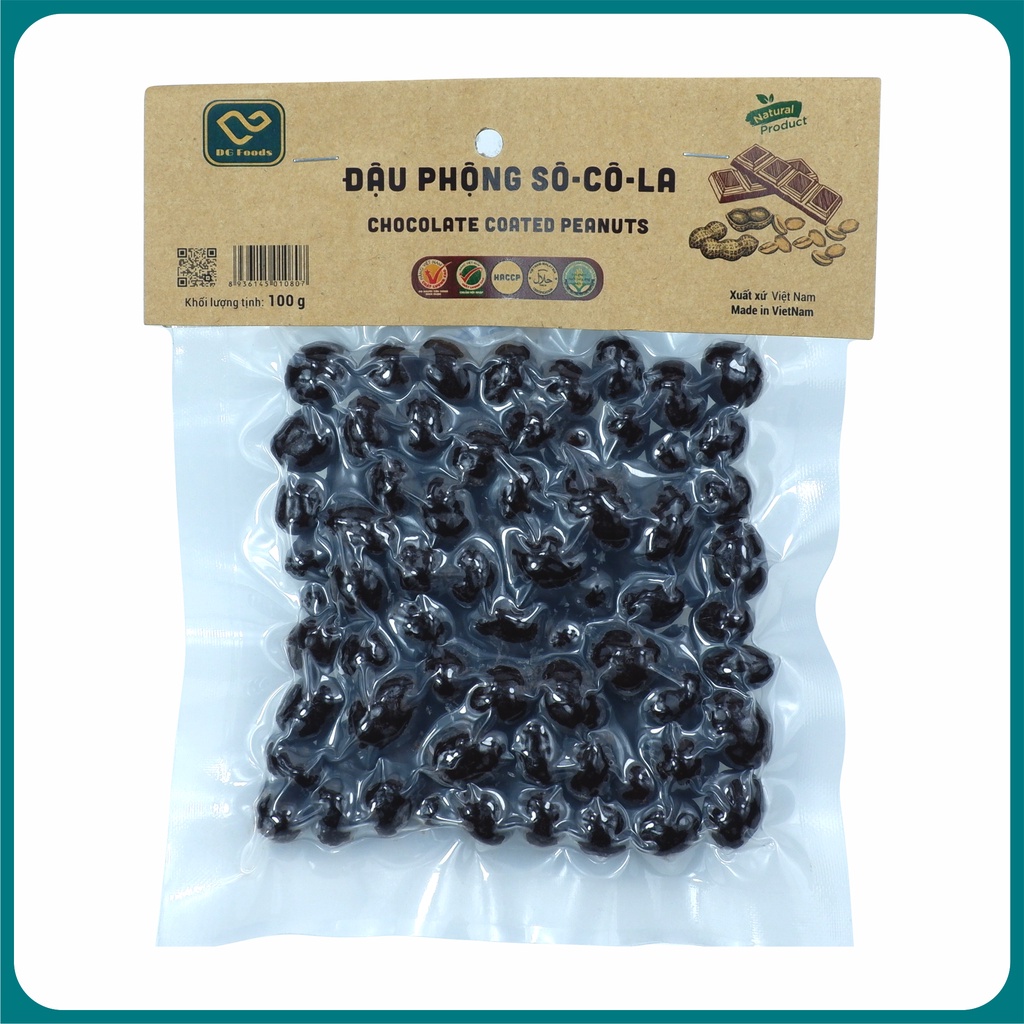 Đậu Phộng, Đậu Hà Lan, Đậu Nành (9 món-100g) DGfoods/ Ăn chay được/ Hàng VN chất lượng cao/ HACCP/ HALAL