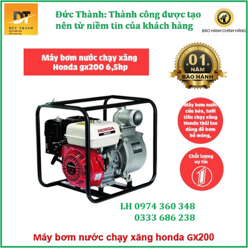 Siêu hot Máy Bơm khung HONDA GX200. Máy khỏe siêu bền.