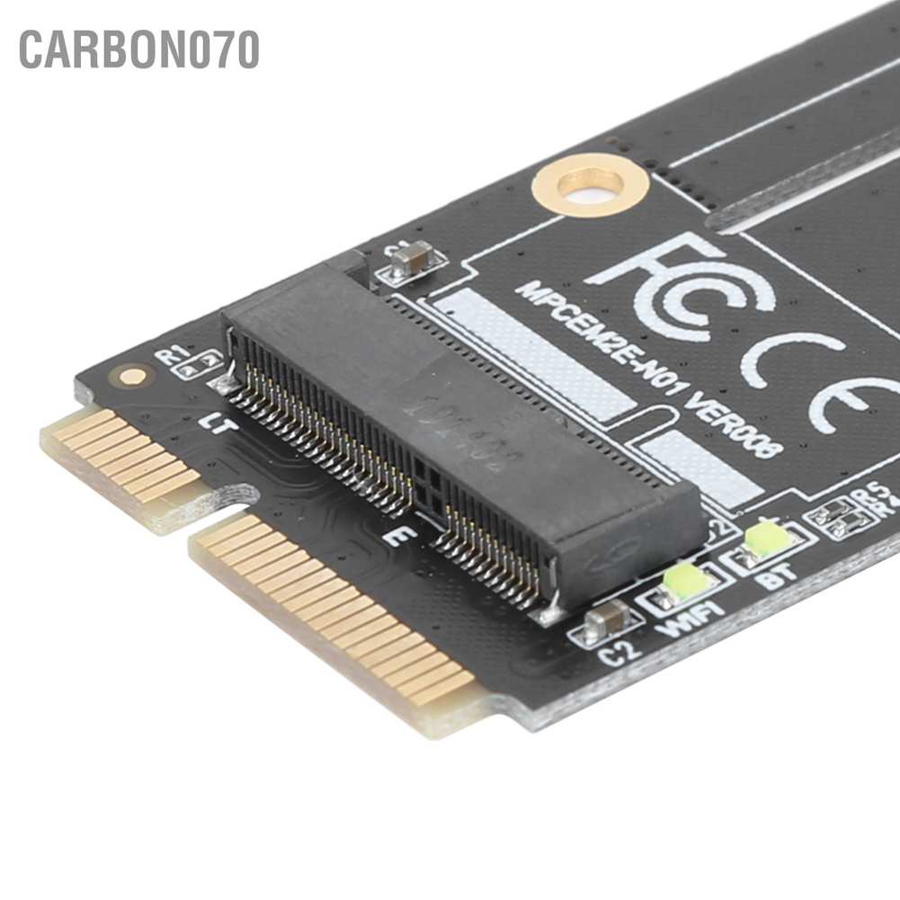 Bộ điều hợp mini PCI ‑ E (PCIe + USB) cho M.2 wifi bluetooth Intel AX200 9260 8265 8260 thẻ Wlan không dây